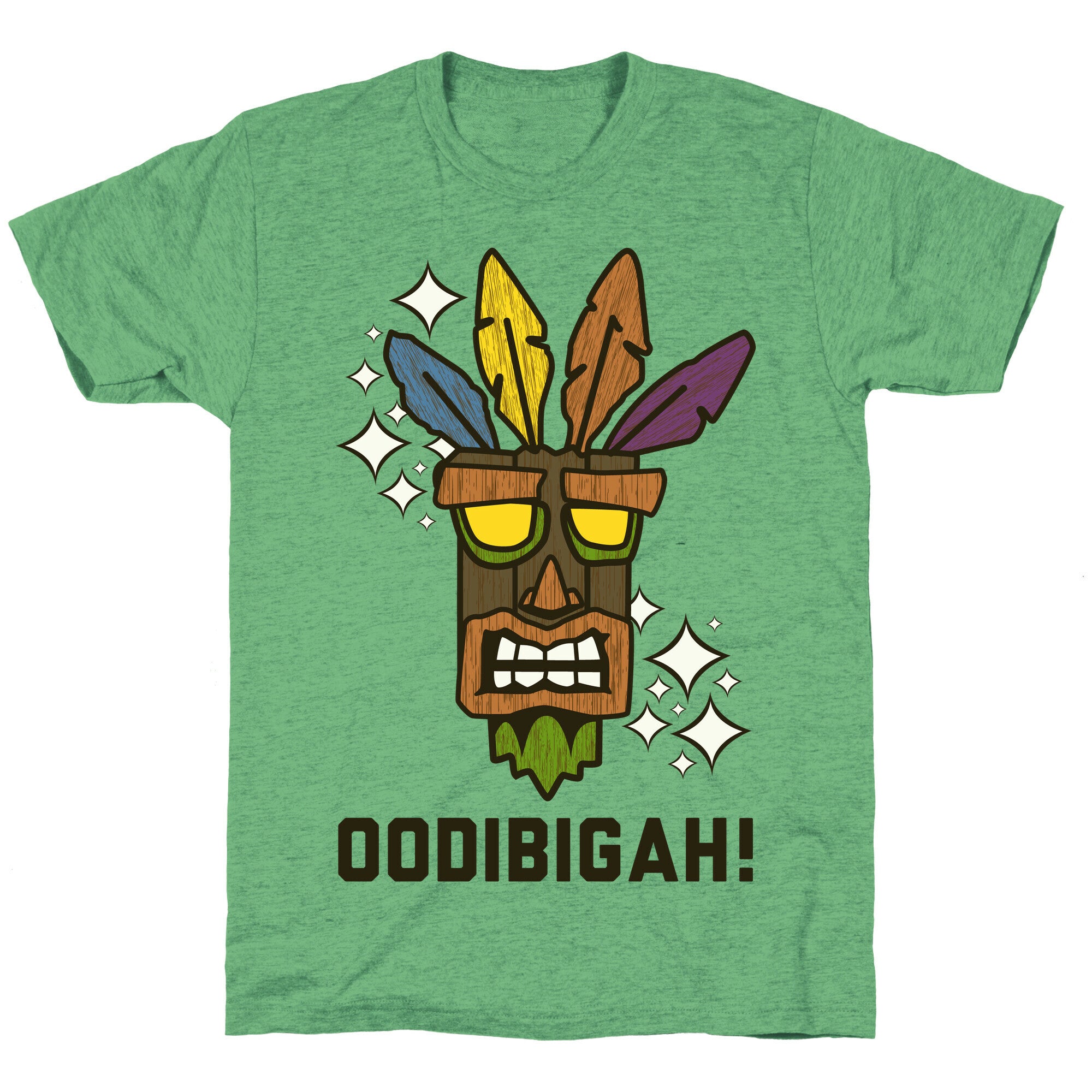Crash Aku-Aku Mask Unisex Triblend Tee